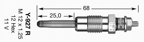 NGK Izzítógyertya Y-927R_NGK